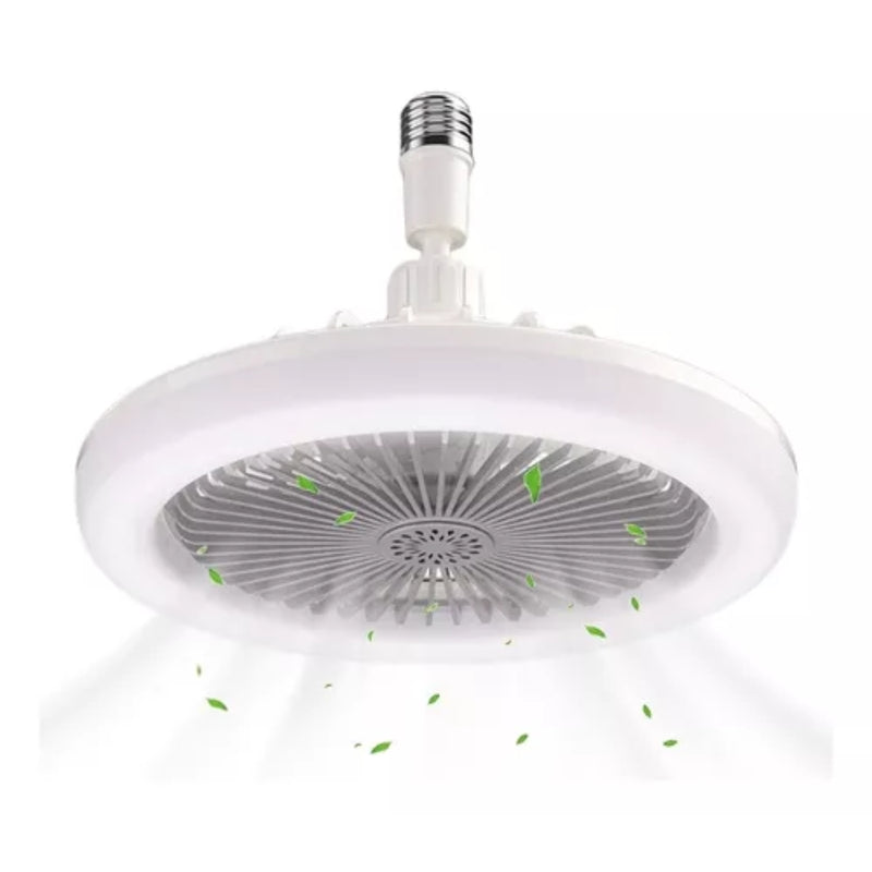 Ventilador Bombillo Techo Con De Luz Led