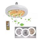 Ventilador Bombillo Techo Con De Luz Led