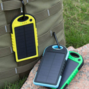 Power Bank Solar Batería 5000mah LuzLed