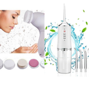 Irrigador Oral Recargable + Limpiador Facial 5 en 1