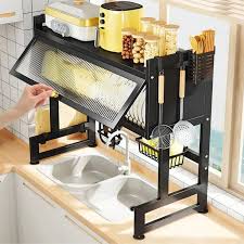 Escurridor Platos Cocina Con Tapa